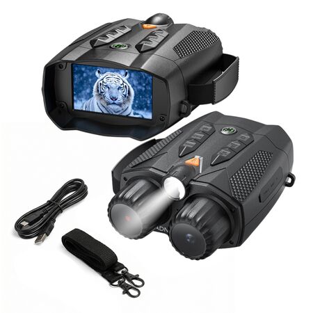 Binoculares Digitales Gadnic Visión Nocturna 800 m Pantalla IPS