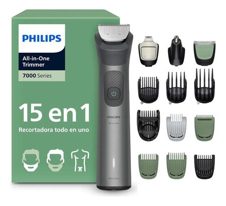 AFEITADORA PHILIPS MULTIGROOM 7935/15 SERIES 7000 15 EN 1