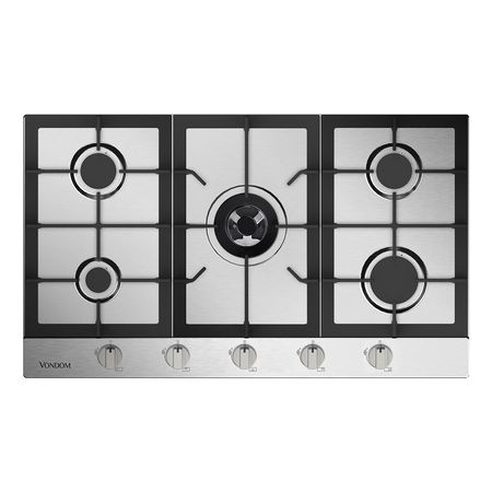 Anafe a Gas Vondom Empotrable Acero Inoxidable 90 cm