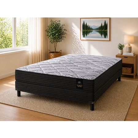 Colchón + Sommier Resortes 2 1/2 Plazas King Koil Lidis 150x190x24 140kg