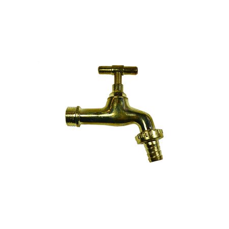 Canilla de bronce 1/2" con cuerito Dubai EVOL1130