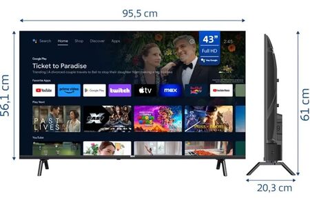 SMART TV 43 BGH B4325FS5A LED Full HD