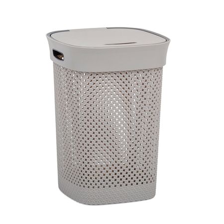 Cesto Para Ropa Dea Home Woolly Hamper 50l Gris 26211/4