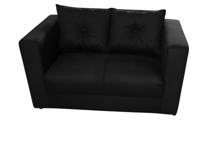 Sillon Yostin dos cuerpos color Negro - Vista 1
