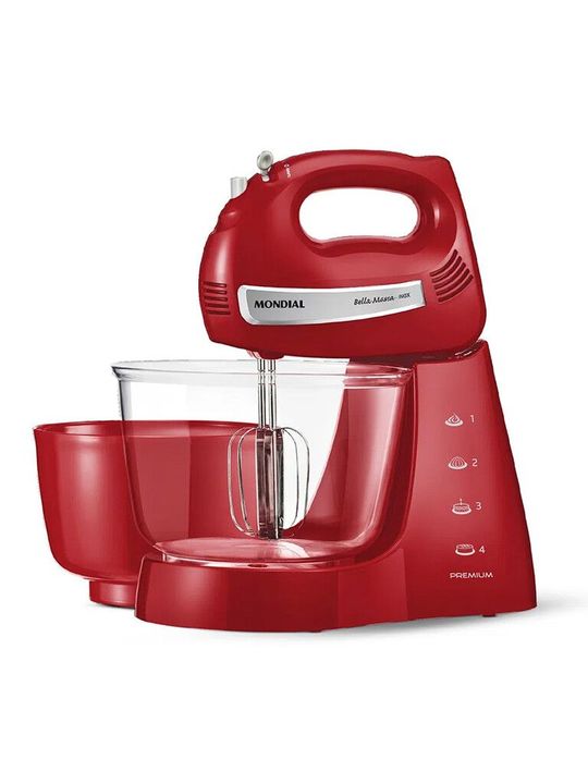 Batidora Planetaria Bella Massa Inox Red | 1200W Profesional para amasado y batido - Vista 1