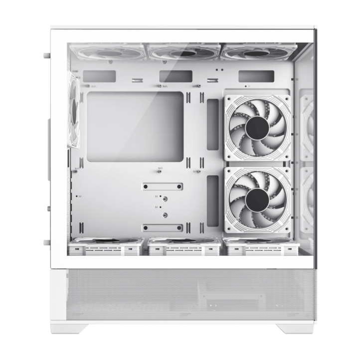 Gabinete Gamemax Vista aw 6Fan ARGB E-ATX Blanco - Vista 9