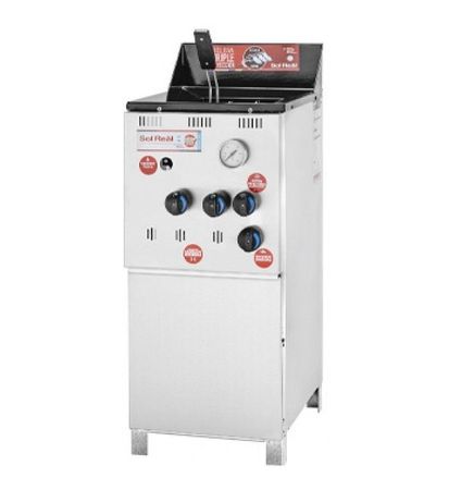 Freidora Industrial 10 Litros Sol Real Triple Inyección 043 Plateado