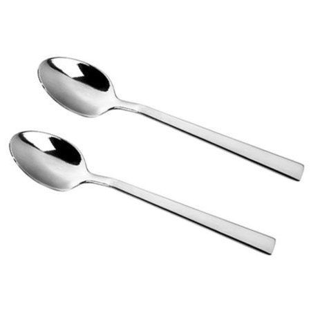 Cuchara De Café Larhaus Viena Acero Inox X 12 Unidades Plateado