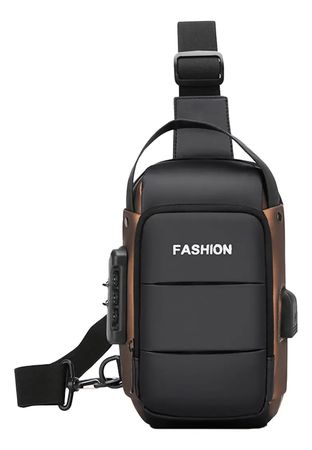 Mochila Bandolera Antirrobo Crossway Correa Ajustable Negro