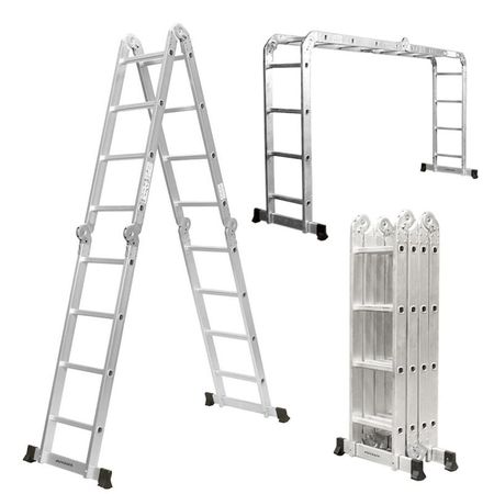 Escalera Aluminio Miyawa 4X4 Plegable Demi-4X4S