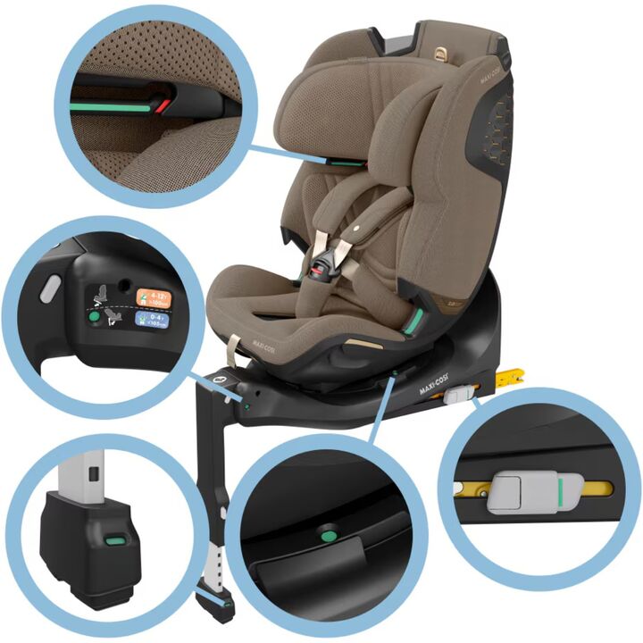 Butaca de Seguridad Emerald 360 Pro Maxi Cosi Authentic Truffle - Vista 9