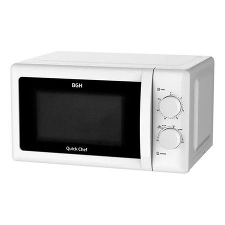 MICROONDAS BGH B120M20 20LT MECANICO BLANCO