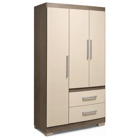 Placard Ropero Reforzado de 3 Puertas 2 Cajones Golden Oregon Maximo Fortaleza