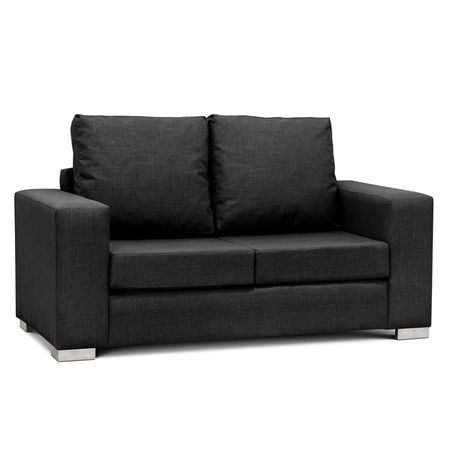 Sillón 2 Cuerpos Virginia Tapizado Aspen Topo Espácity