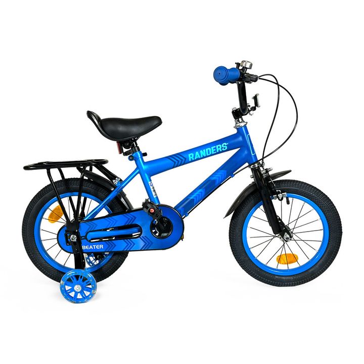 Bicicleta Randers Beater - R14 - Infantil - Azul Mate con rueditas - Vista 1