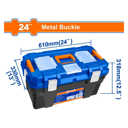 Caja plastica para Herramientas WADFOW 24 WDFWTB3324 