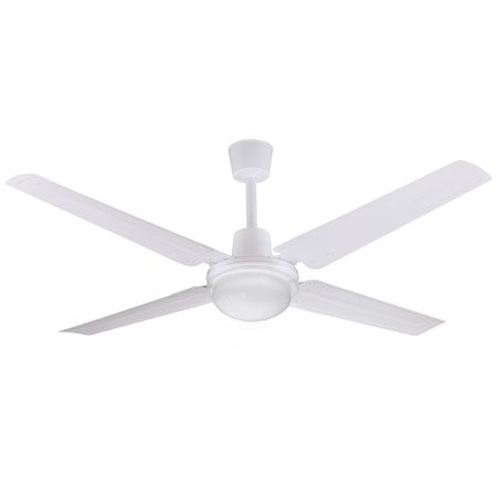 Ventilador de Techo Blanco 4 Palas Metlicas 120cm 5 Velocidades c/Luz Liliana