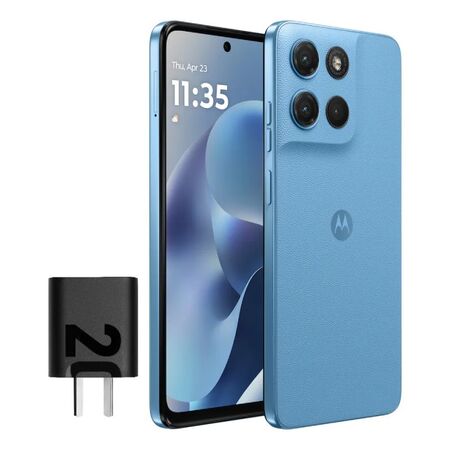 Celular Motorola Moto G17 8GB 256GB Alaskan Blue PBBJ0016AR