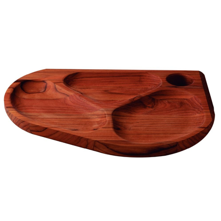 Tabla De Aperitivos Con Divisiones Tramontina Folium Fsc Liso Natural
