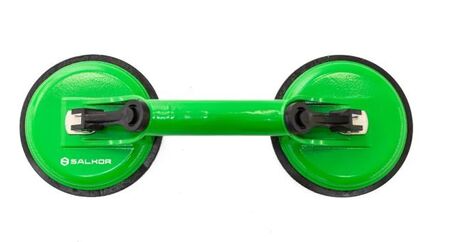 SALKOR VENTOSA DOBLE PROFESIONAL ALUMINIO  DIAM 12CM / 85KG (601.VDP)