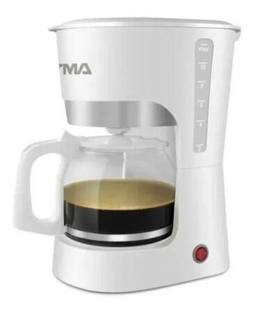Cafetera De Filtro Atma Ca8133p 1.25l Blanca 850watts 909663