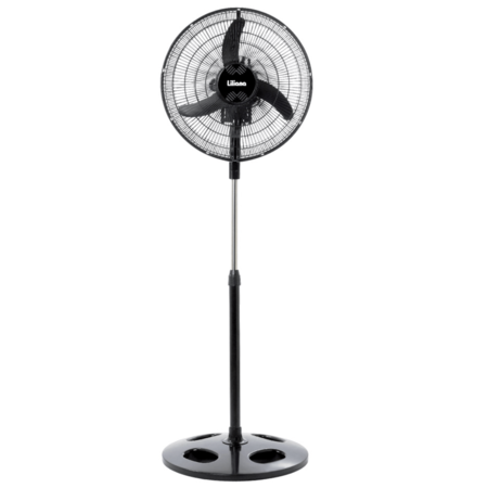 Ventilador de Pie Liliana 18″ 75W 3 velocidades 3 aspas y parrilla metálica – VPRN18