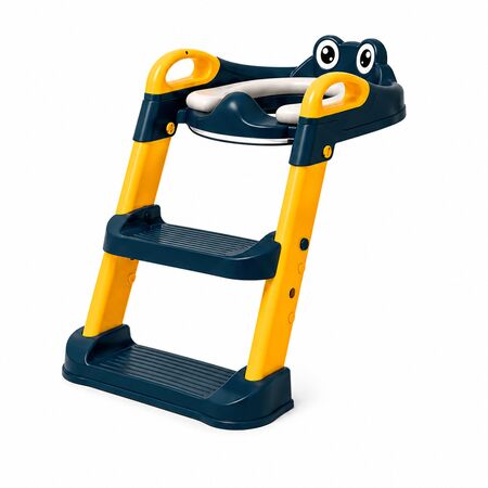 Adaptador Inodoro Con Escalera Plegable Para Bebés Reductor Infantil Regulable