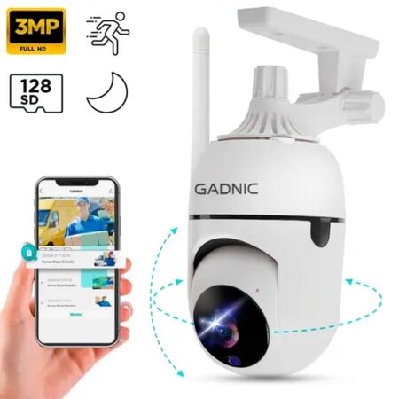 Cámara de Seguridad Gadnic SX9 IP Motorizada WiFi P2P Full Hd Visión Nocturna