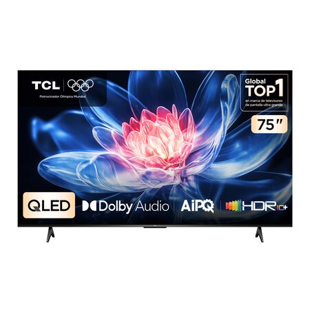 Televisor Tcl 75t6c Qled 75  4k Uhd Google Tv DLG 120hz