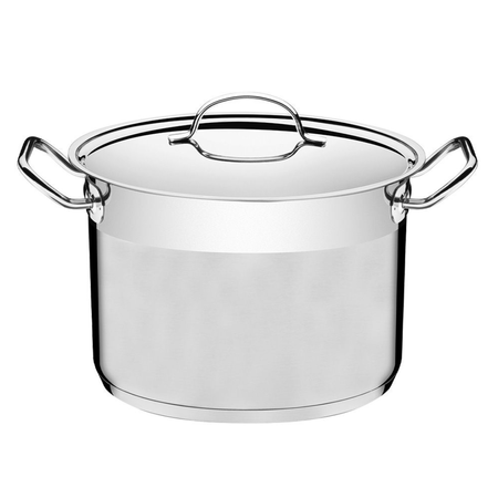 Olla Alta 30 Cm Tramontina Professional Acero Inox 15,2 Lts Acero Inoxidable