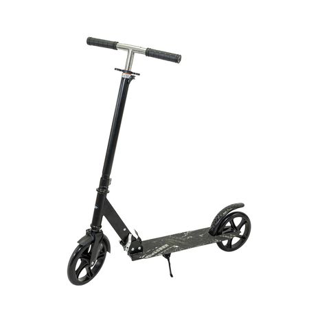 Monopatin T-go Plegable Infantil Acero Reforzado Adolescentes Negro