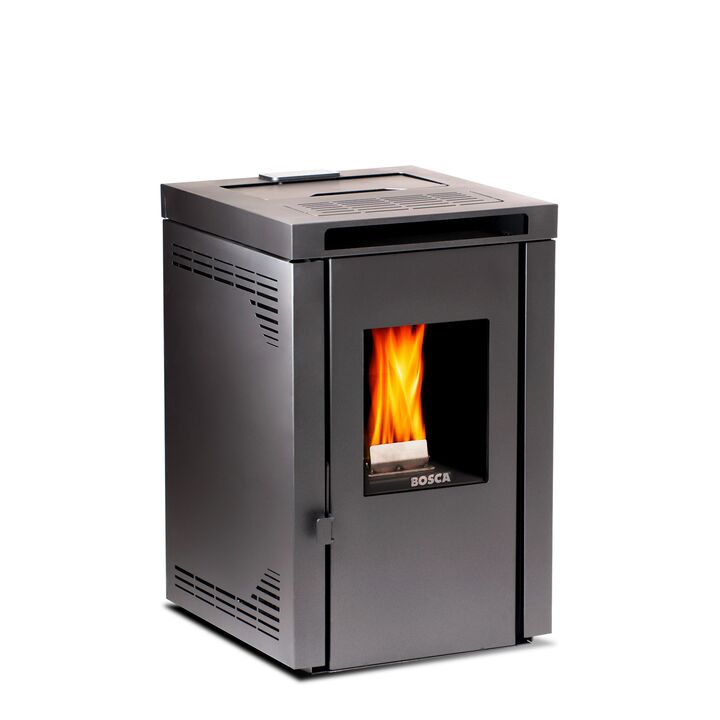 Calefactor a pellet Bosca Mila+ con Kit de Instalacion - Vista 2