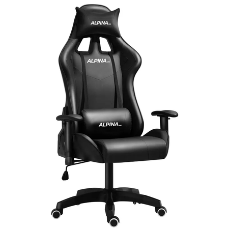 Silla Gamer Ergonómica Premium Alpina FT055 Negra