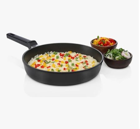 Sarten Antiadherente 24cm Tio Tito Aluminio Fundido S/ Pfoa Negro