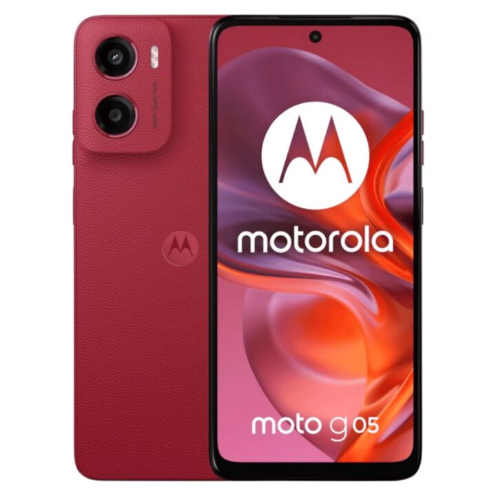 MOTO G05 XT2523 3 ROM 128GB RAM 4GB CAJA GRANDE (C:PLUM RED) - Vista 1