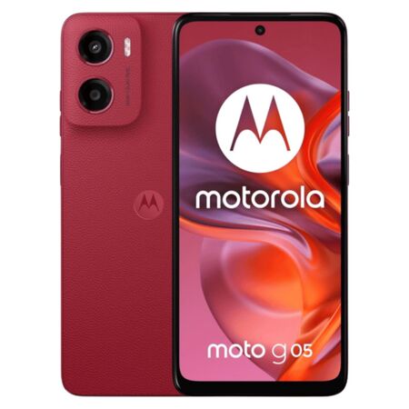 MOTO G05 XT2523 3 ROM 128GB RAM 4GB CAJA GRANDE (C:PLUM RED)