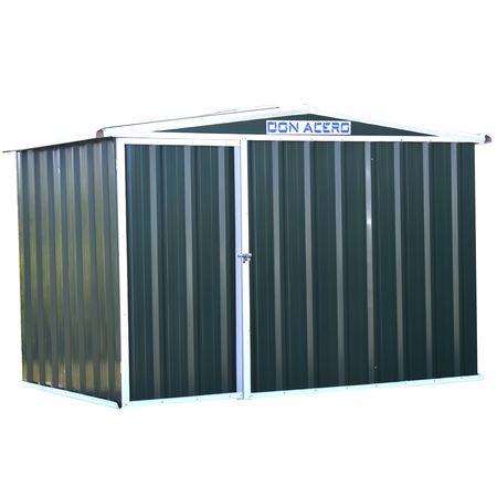 Armario Deposito Galpon de jardin Casi 3x2x2 Verde DON ACERO 