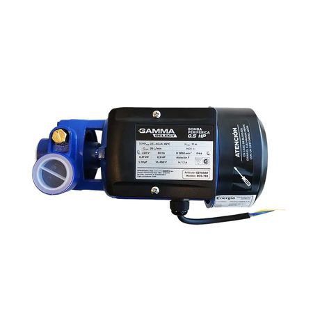 Bomba de Agua Periférica Gamma G2783AR 1/2 Hp 2850 Rpm