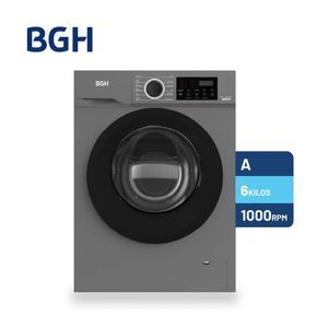 Lavarropas BGH BWFE06S24AR 6Kg 1000Rpm Inverter Carga Frontal Silver - Vista 1