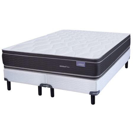COLCHÓN + SOMMIER INDUCOL NIMBUS VISCO ESPUMA 160X200
