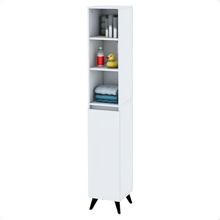 Centro Estant Organizador de Baño Bt2 Color Blanco