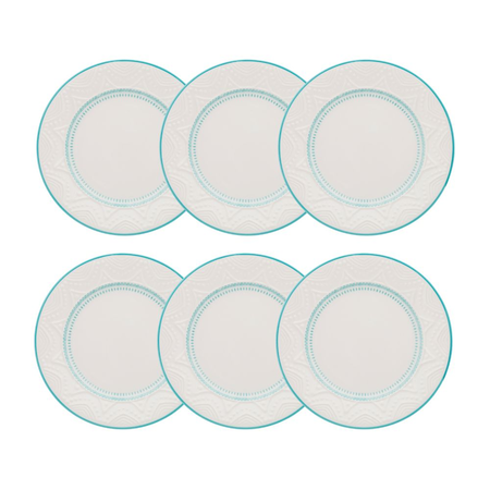 Serena Sky - Set X6 Platos Postre 20 Cm Oxford