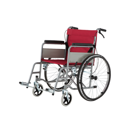 Silla De Ruedas Apoyabrazos Fijos Plegable JL808