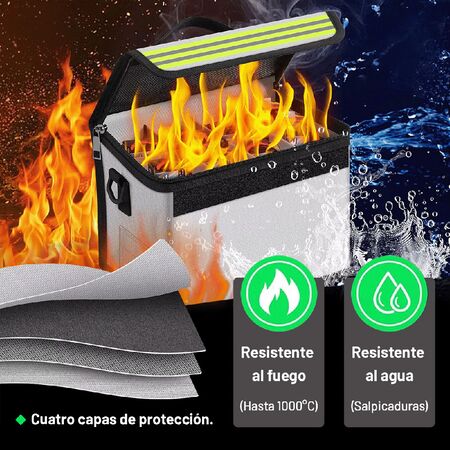 Bolso Ignífugo Para Baterías Litio Lipo Carga Segura EXO