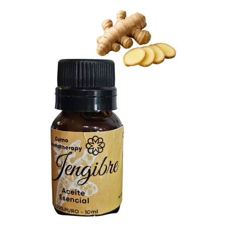 Aceite Esencial Jengibre 100% Puro - Sin Alcohol -10ml Unico