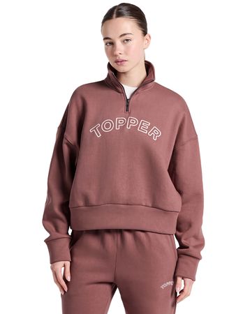 Buzo Topper Ease Mujer Moda Bordó