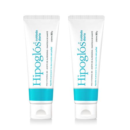 Hipoglos Crema Cuidado Diario Vitamina B5 90gr x2