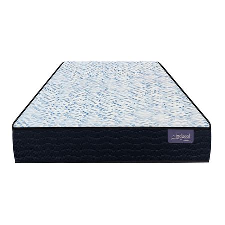 Colchón de Espuma Inducol Línea Dorada 1 Plaza y Media 100x190x20 Extra Firme Soporta Hasta 90 kg