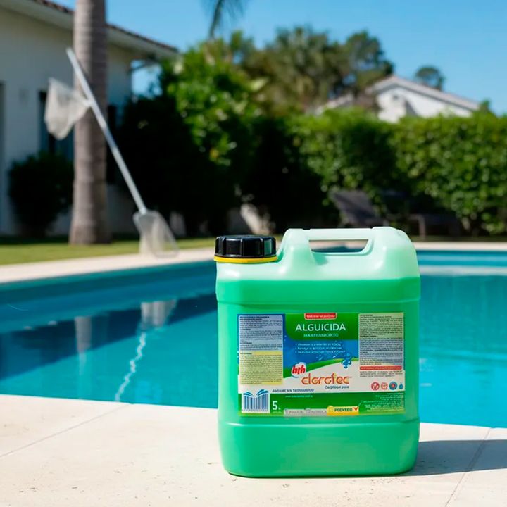 Alguicida Liquido Mantenimiento Piletas 10lts Clorotec - Vista 2