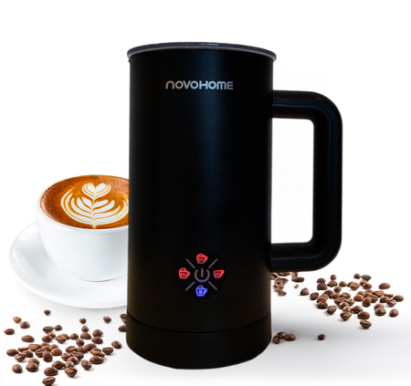 Espumador y Calentador de Leche 4 en 1 Novohome 500ml 500w